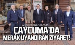 Uygar Keskin ve Ensar Vakfı heyeti Aynur Abla’yı ziyaret etti