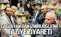 Mustafa Çağlayan'dan Ahmet İzmirlioğlu’na taziye ziyareti