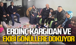 Erdinç Kargidan ve partililer gönüllere dokunuyor