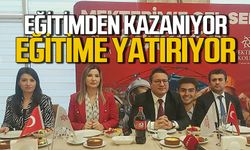 Eğitimden kazandıklarını eğitime yatırıyorlar