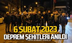 Zonguldak'ta asrın felaketinde deprem şehitleri anıldı.