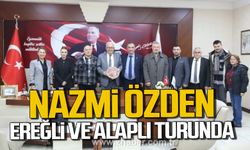 Nazmi Özden ve yönetim kurulu üyeleri Ereğli ve Alaplı turunda.