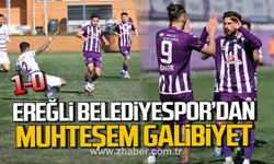 Ereğli Belediyespor'dan muhteşem galibiyet.