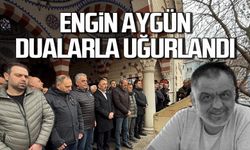 Kalabalık sığmadı... Engin Aygün dualarla uğurlandı