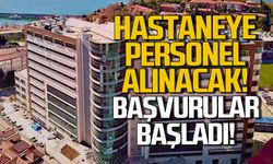 Zonguldak Atatürk Devlet Hastanesi'ne 100 personel alınacak. Başvurular başladı