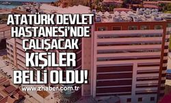 Zonguldak Atatürk Devlet Hastanesi'nde çalışacak 100 kişi belli oldu.İşte kura sonuçları.
