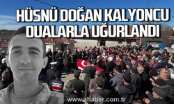 Piyade Üsteğmen Hüsnü Doğan dualarla uğurlandı.