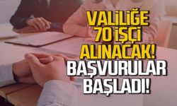 Zonguldak Valiliği 70 işçi alacak! İşte başvuru detayları...