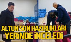 Kamil Altun 324 kişilik konferans ve tiyatro salonunda incelemelerde bulundu.