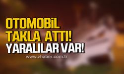 Ereğli’de otomobil takla attı: 3 Yaralı
