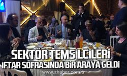 Kdz. Ereğli'de sektör temsilcileri iftar sofrasında bir araya geldi.