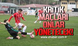Kritik maçları onlar yönetecek!