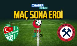 Amasyaspor- Zonguldakspor maçı bitti