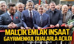 Çaycuma’da Malçık Emlak İnşaat Gayrimenkul dualarla açıldı.