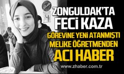Zonguldak'ta feci kaza. Melike Arıkan hayatını kaybetti.