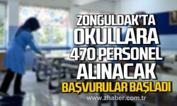 Zonguldak'ta okullara TYP kapsamında 470 personel alınacak.