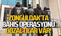 Zonguldak’ta bahis operasyonunda 3 kişi gözaltına alındı