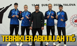 Tebrikler Abdullah Tığ: Zonguldak Yalova’dan 4 madalya ile döndü