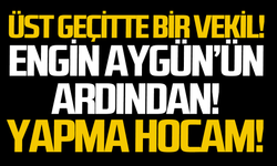 Üst geçitte bir vekil!