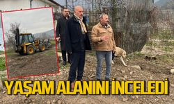 Vedat Öztürk yeni yaşam alanını inceledi