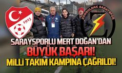 Saraysporlu Mert Doğan'dan büyük başarı. Milli takım kampına davet edildi
