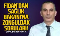 Barış Fidan'dan, Sağlık Bakanı Kemal Memişoğlu'na Zonguldak soruları