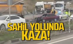 Kilimli sahil yolunda kaza