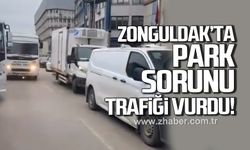 Zonguldak’ta park sorunu trafiği vurdu