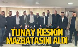 Tunay Keskin mazbatasını alarak görevine başladı