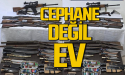 Cephane değil ev: Tüm silahlar ele geçirildi
