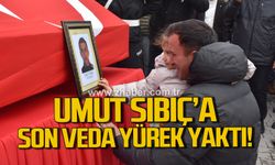 Umut Sıbıç'a son veda yürek yaktı