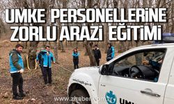 Zonguldak'ta UMKE personellerine zorlu arazi eğitimi verildi.