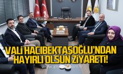 Vali Osman Hacıbektaşoğlu'ndan, AK Parti'ye hayırlı olsun ziyareti