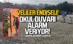 Alaplı TOKİ İlk ve Ortaokulu’nda istinat duvarında çökme tehlikesi