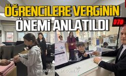 Zonguldak Mimar Sinan Ortaokulu’nda Vergi Haftası etkinliği