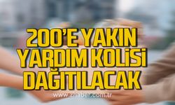 200'e yakın yardım kolisi dağıtılacak