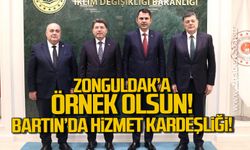 Zonguldak'a örnek olsun. Bartın'da hizmet kardeşliği