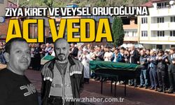 Maden işçileri Ziya Kiret ile Veysel Oruçoğlu gözyaşlarıyla uğurlandı.