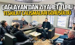 Mustafa Çağlayan'dan ziyaret turu. Teşkilat çalışmaları görüşüldü.