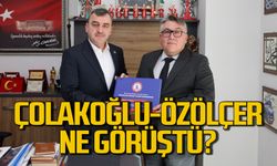 Ahmet Çolakoğlu ile Rektör İsmail Hakkı Özölçer ne görüştü?
