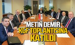 Metin Demir KGF Mart ayı yönetim kurulu toplantısına katıldı