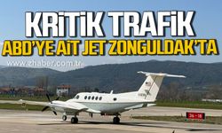 Kritik trafik. ABD'ye ait jet Zonguldak'ta.