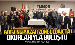 Artvinli yazar Ayhan Demirhan, Zonguldak'ta okurlarıyla buluştu