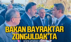 Enerji Bakanı Alparslan Bayraktar Zonguldak'a geldi.