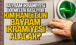 Bayram ikramiyesi ödemeleri başladı... Kim hangi tarihte ödeme alacak?