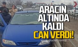 El frenini çekmeyi unuttuğu aracını durdurmaya çalışırken yaşamını yitirdi