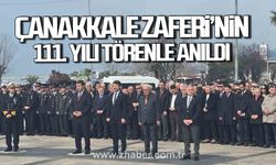 Kdz. Ereğli'de Çanakkale Deniz Zaferi’nin 111’inci yıl dönümü törenle anıldı.
