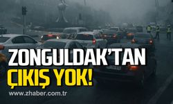 Zonguldak'ta sis ve bayram trafiği hayatı felç etti!