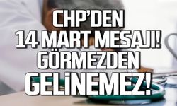 CHP Zonguldak İl Başkanlığı’ndan 14 Mart Tıp Bayramı Mesajı