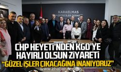 CHP Heyeti KGD'nin yeni binasında: 'Hayırlı olsun' dediler